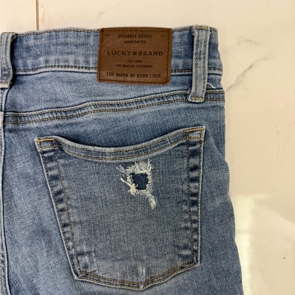 Lucky Brand Distressed Blue Women's Jeans Size 4 - Picture 3 of 4